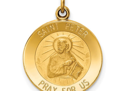 14k Saint Peter Medal Charm (Style XR412)