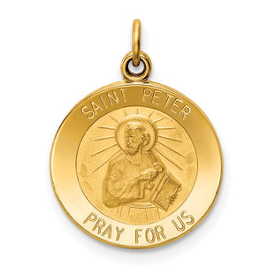 14k Saint Peter Medal Charm (Style XR412)