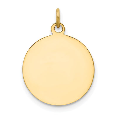 14K Saint Elizabeth Seton Medal Charm, 20 x 15mm