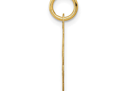 14K gold charm, alternate view