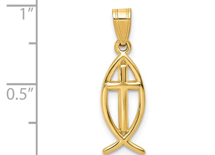 14K gold pendant, another view