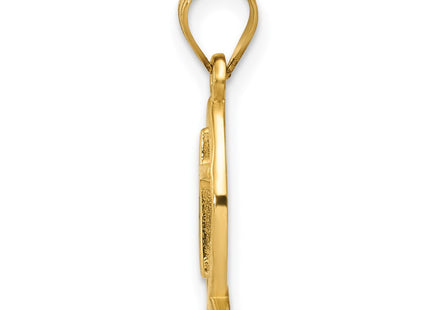 14K gold charm, alternate view