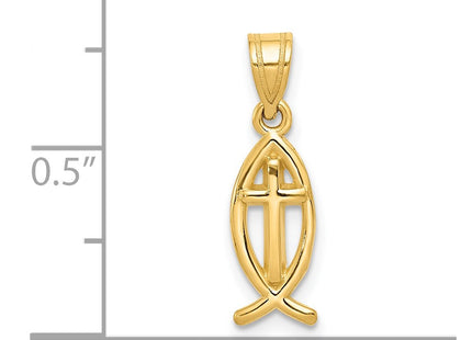 14K gold charm, another view