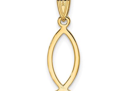 14k Ichthus Fish Pendant (Style XR452)