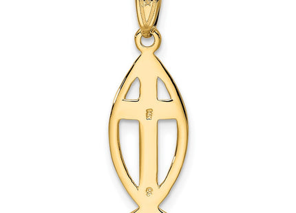 14K gold pendant, another view
