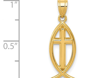 14K gold pendant, further view