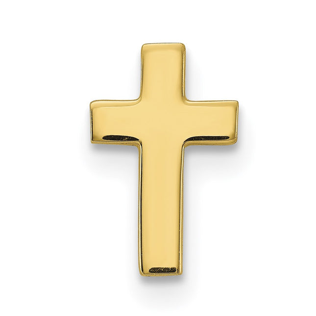 14k Cross Tie Tac, 10 x 7mm