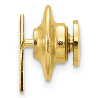 14K Polished Cross Tie Tac, 12 x 9mm