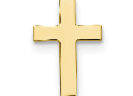 14k Polished Cross Tie Tac, 12 x 9mm