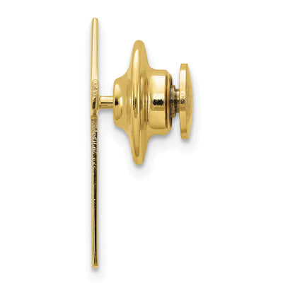14K Cross Tie Tac, 22 x 15mm
