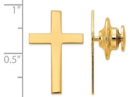 14k Cross Tie Tac (Style XR463)