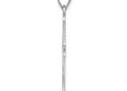 14K gold cross tie tacs / tie bar, alternate view