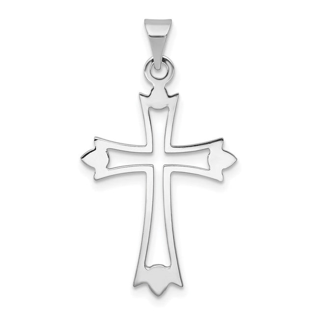 14k Polished Cross Tie Tac, 12 x 9mm
