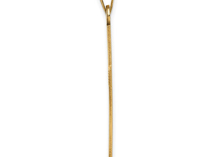 14K gold cross charm, alternate view