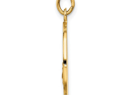 14K gold charm, alternate view