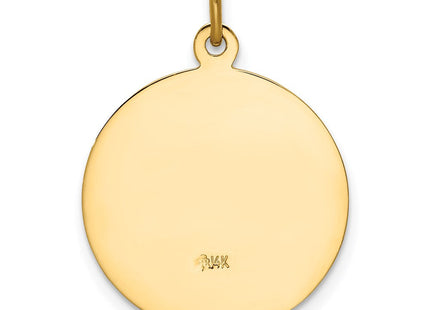 14K gold charm, further view