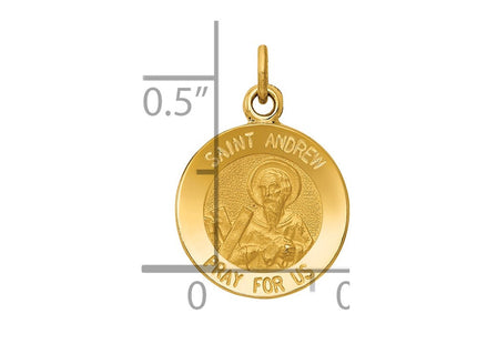 14k Saint Andrew Medal Charm (Style XR615)
