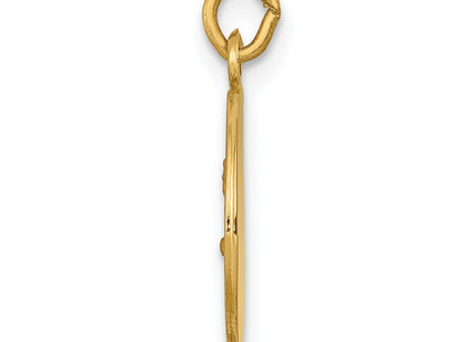 14K gold charm, alternate view