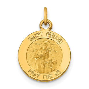 14k Saint Gerard Medal Charm (Style XR623)