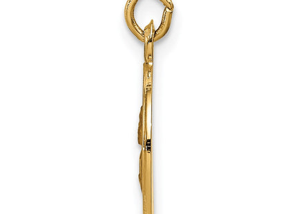 14K gold charm, alternate view