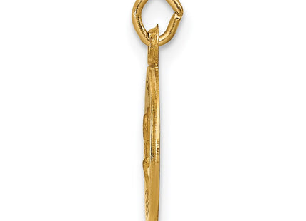 14K gold charm, alternate view