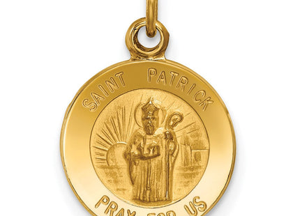 14k Saint Patrick Medal Charm (Style XR637)