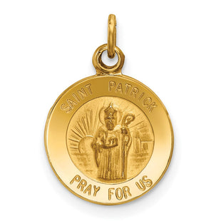 14k Saint Patrick Medal Charm (Style XR637)