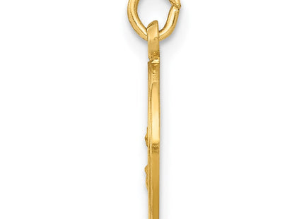 14K gold charm, alternate view