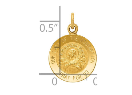 14K gold charm, another view