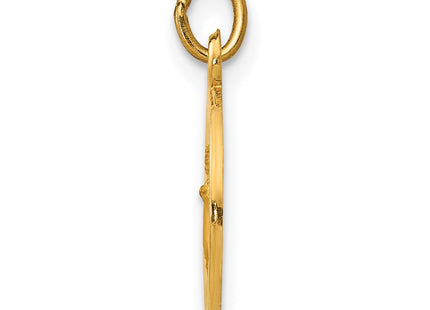 14K gold charm, alternate view