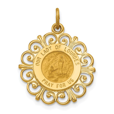 14K gold pendant
