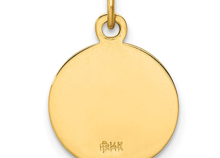 14k Our Lady of Mt. Carmel Medal Charm (Style XR651)