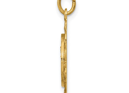 14K gold charm, alternate view