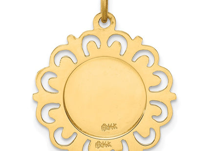 14K gold charm, further view