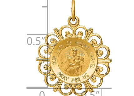 14K gold charm, another view
