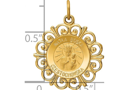 14K gold charm, another view