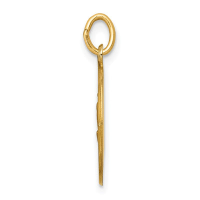 14K Our Lady of Fatima Medal Charm, 19.5 x 14.5mm
