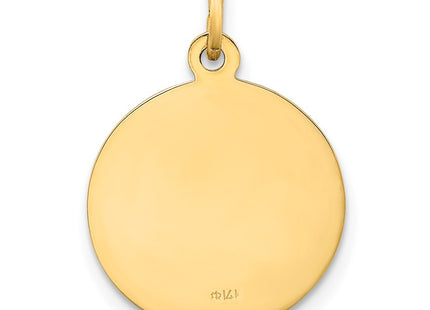 14K gold charm, further view