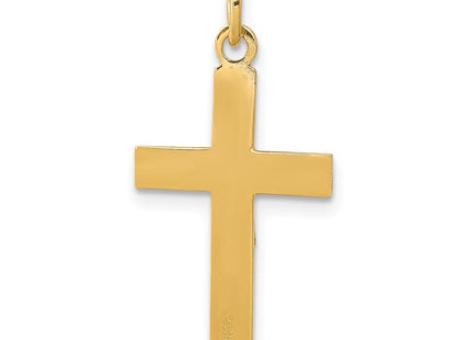 14k Two-tone INRI Crucifix Pendant (Style XR725)