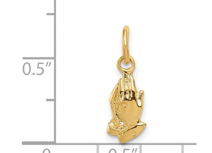 14k Praying Hands Charm (Style XR770)