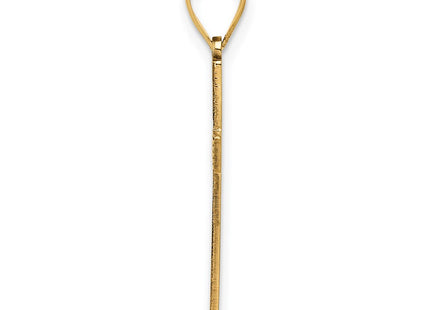 14K gold cross pendants & charm, alternate view