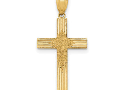 14K gold cross pendants & charm