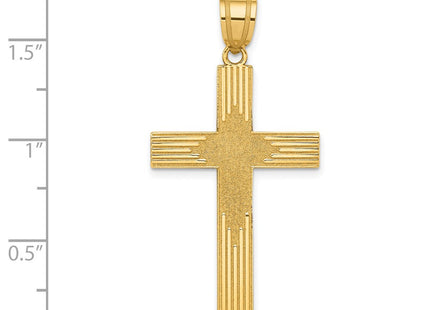 14K gold cross pendants & charm, another view