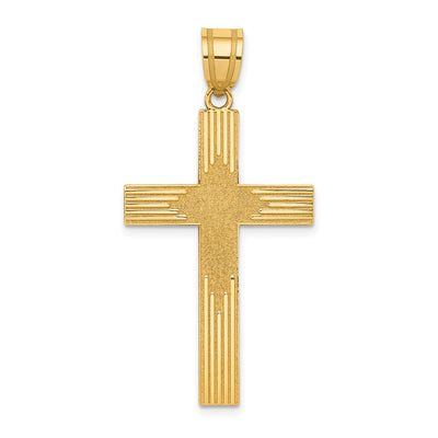 14K gold cross pendants & charm