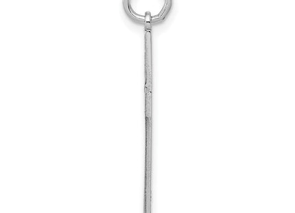 14K White Gold Laser Designed Cross Pendant (Style XR945)
