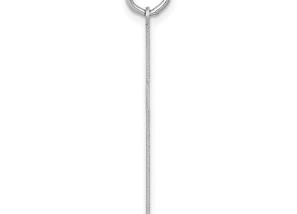 14K White Gold Laser Designed Cross Pendant (Style XR946)