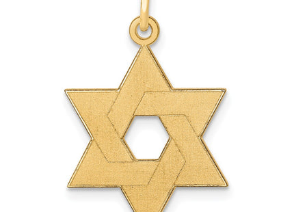 14K gold star pendant
