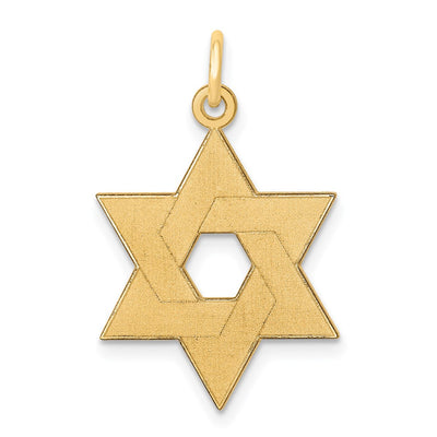 14K gold star pendant