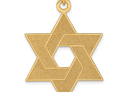 14K gold star pendant
