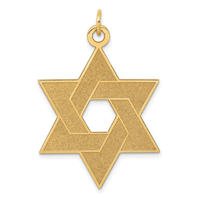 14K gold star pendant